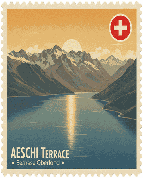 Aeschi Terrace stamp