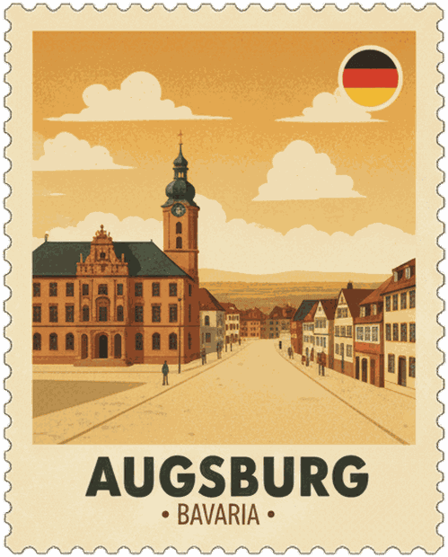Augsburg stamp