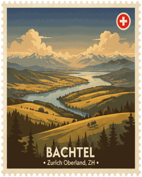 Bachtel stamp