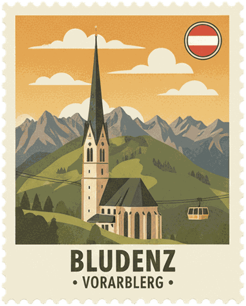 Bludenz stamp