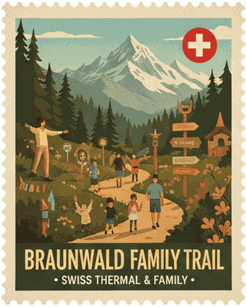 Braunwald Family Trail stamp