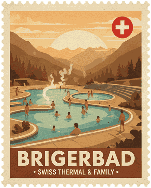 Brigerbad stamp
