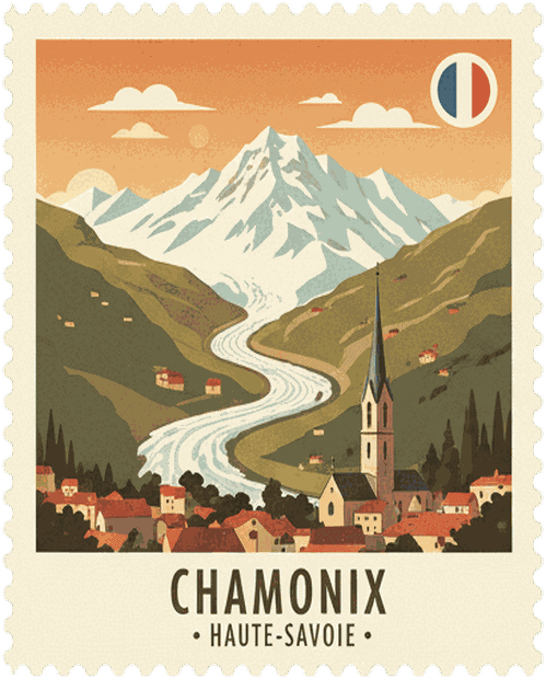 Chamonix stamp