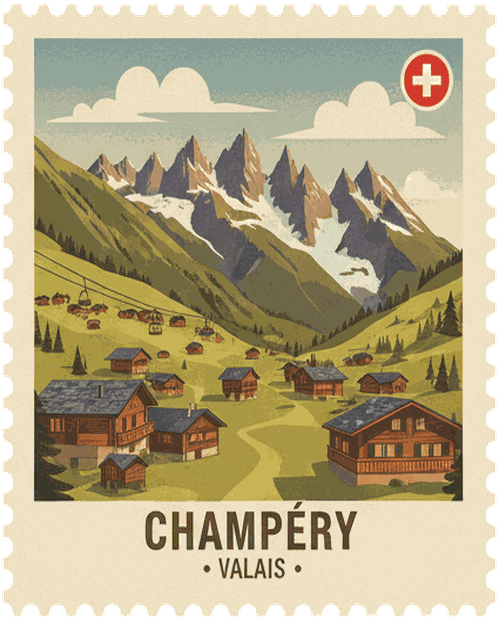 Champéry stamp