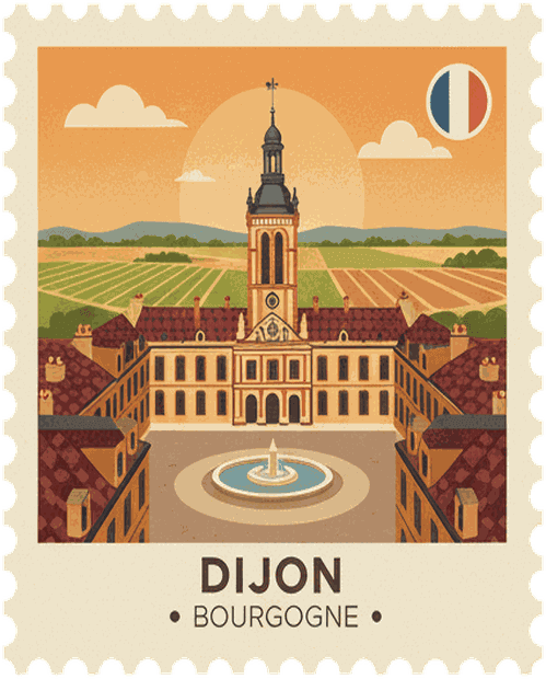 Dijon stamp