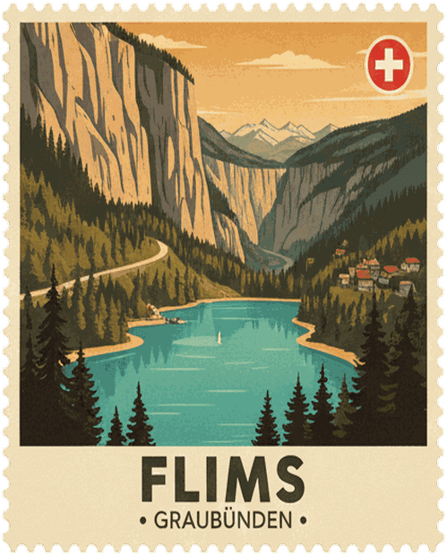 Flims stamp