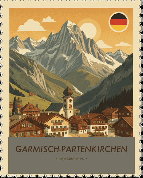 Garmisch-Partenkirchen stamp
