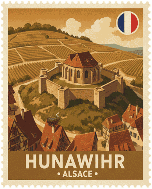 Hunawihr stamp