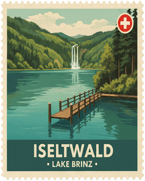 Iseltwald stamp