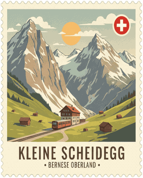 Kleine Scheidegg stamp