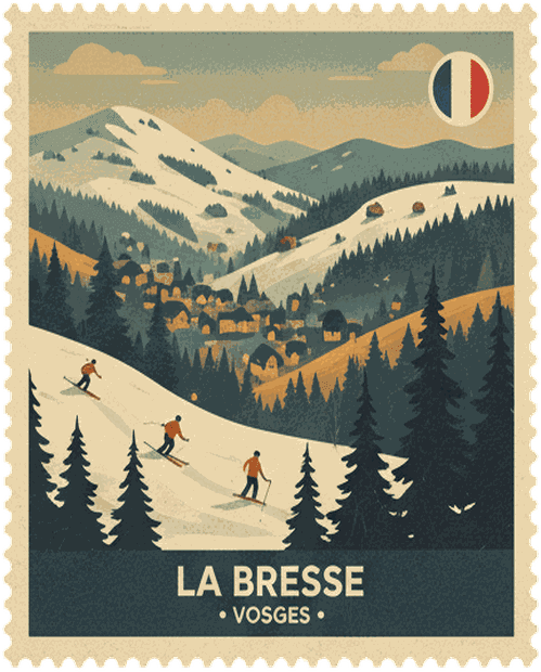 La Bresse stamp