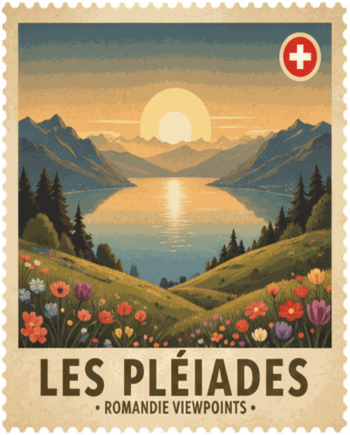 Les Pléiades stamp
