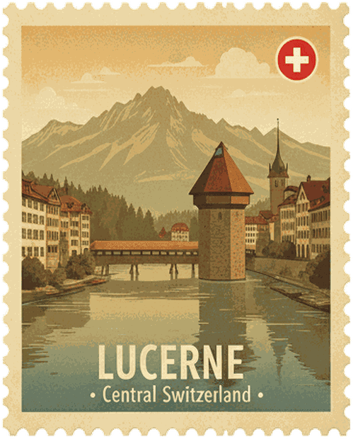 Lucerne stamp