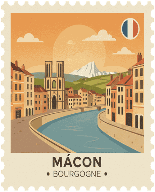 Mâcon stamp