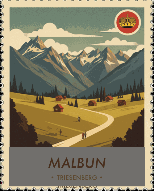 Malbun stamp