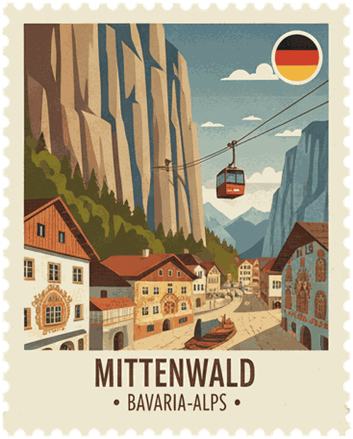 Mittenwald stamp
