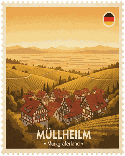 Müllheim stamp