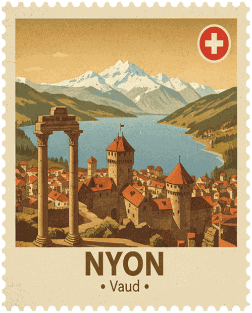 Nyon stamp