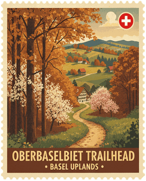 Oberbaselbiet Trailhead stamp