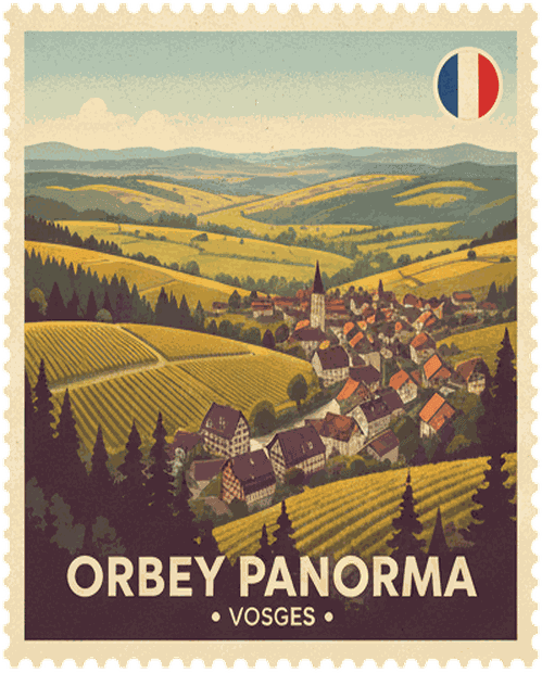 Orbey Panorama stamp