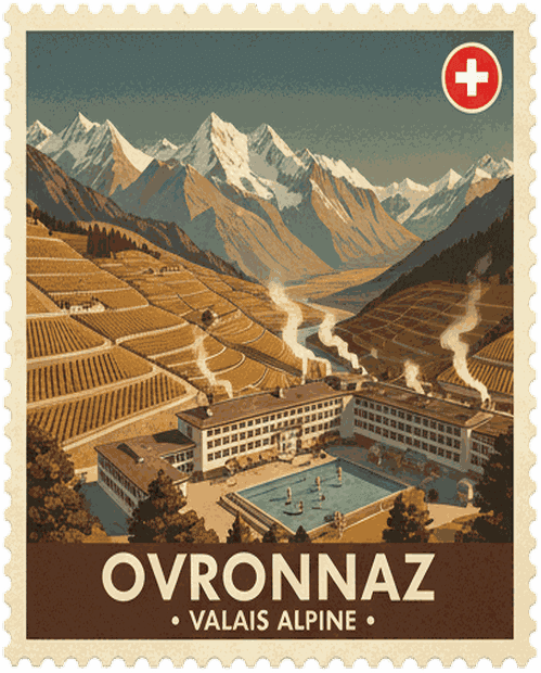 Ovronnaz stamp