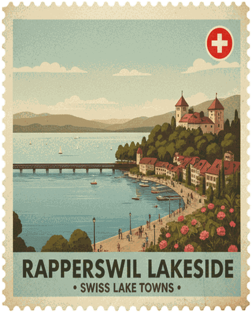 Rapperswil Lakeside stamp