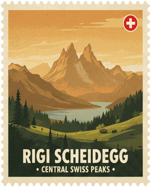 Rigi Scheidegg stamp