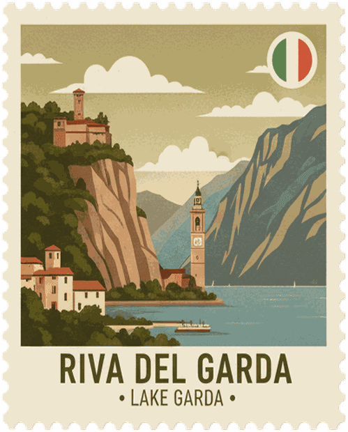 Riva del Garda stamp