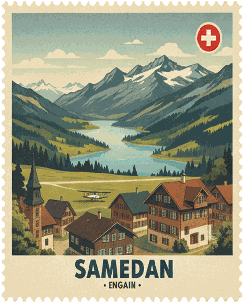 Samedan stamp