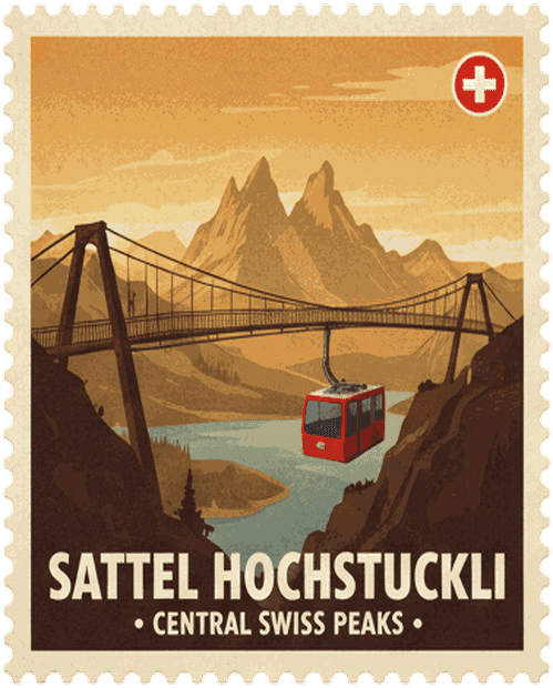 Sattel Hochstuckli stamp