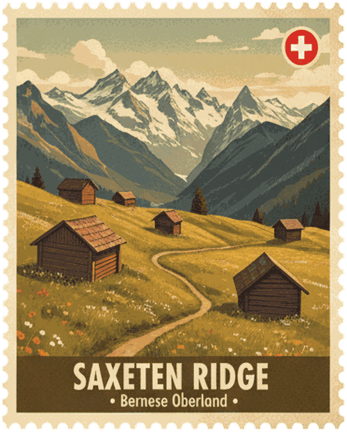 Saxeten Ridge stamp