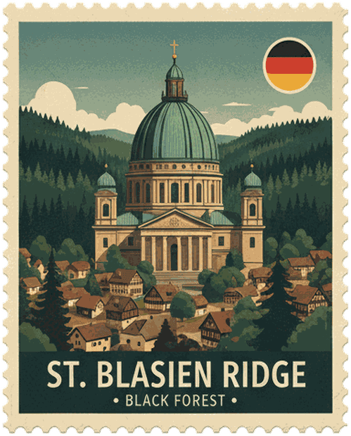 St Blasien Ridge stamp