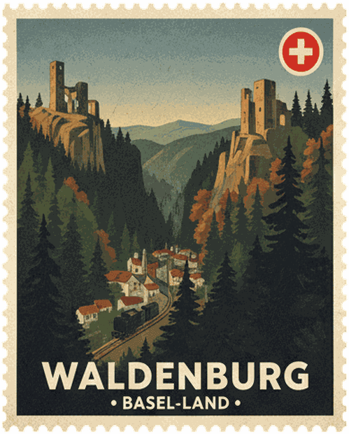 Waldenburg stamp