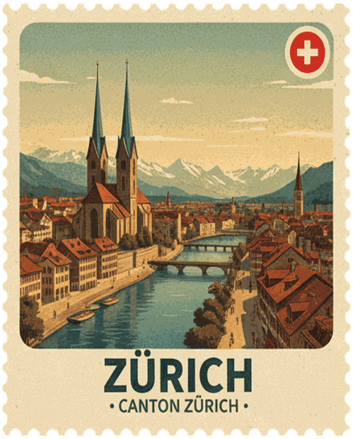 Zürich stamp